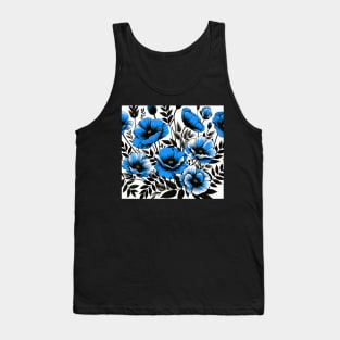 Poppy Flower Tank Top